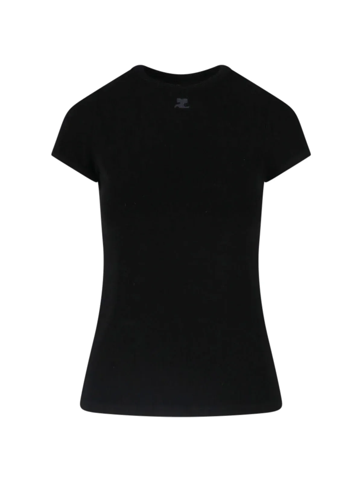 Baby Spongy Embroidered Viscose T-Shirt by COURRÈGES