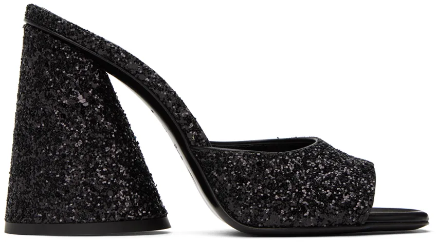 Black Luz Heeled Sandals