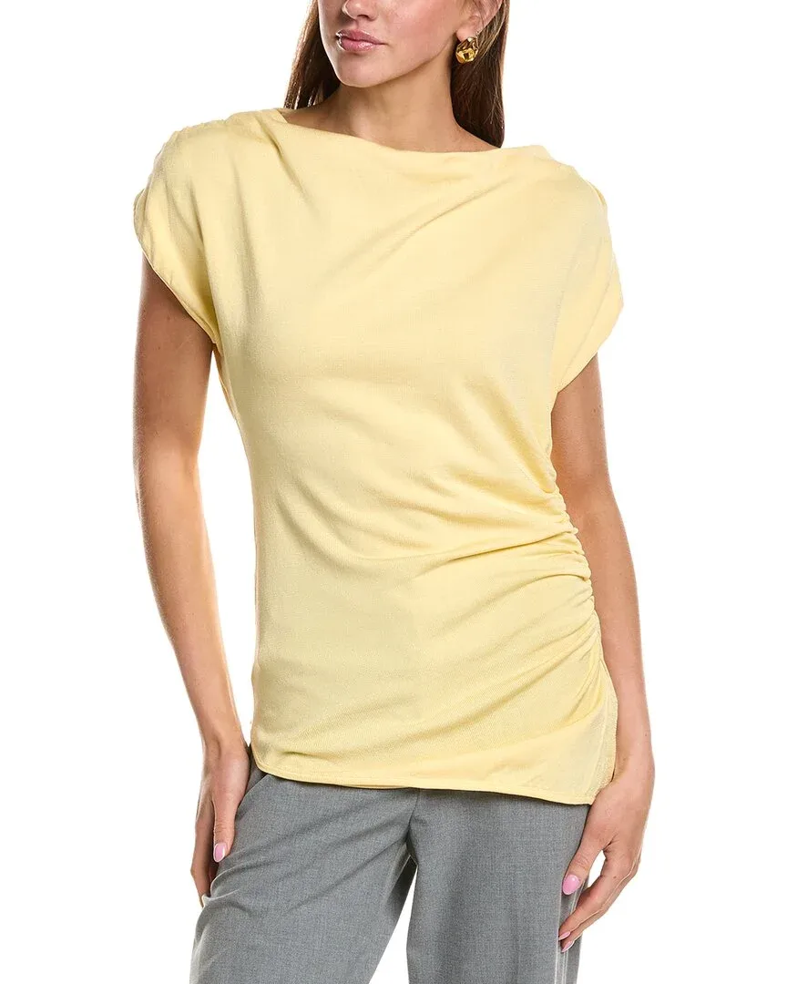 Asymmetrical Drape Top by Kenneth Cole