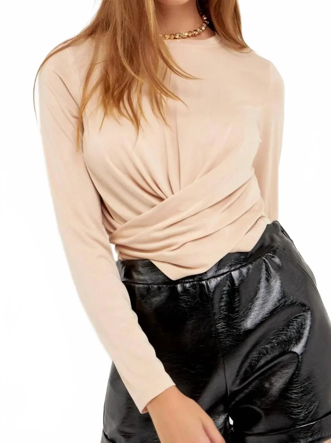 Long Sleeve Wrap T-Shirt by Grey Lab