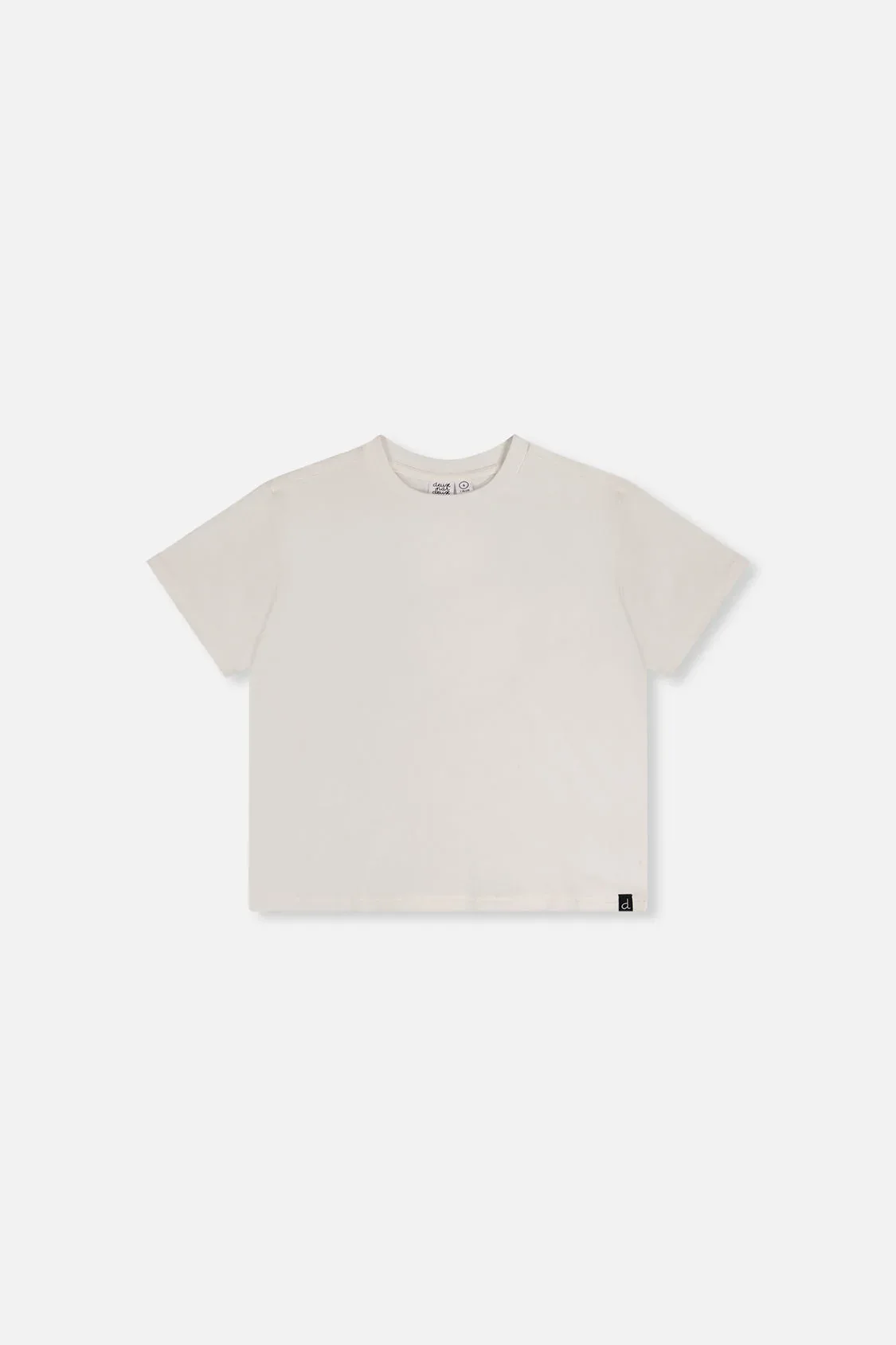 Heavy Jersey Wide Short Sleeve T-Shirt by Deux par Deux