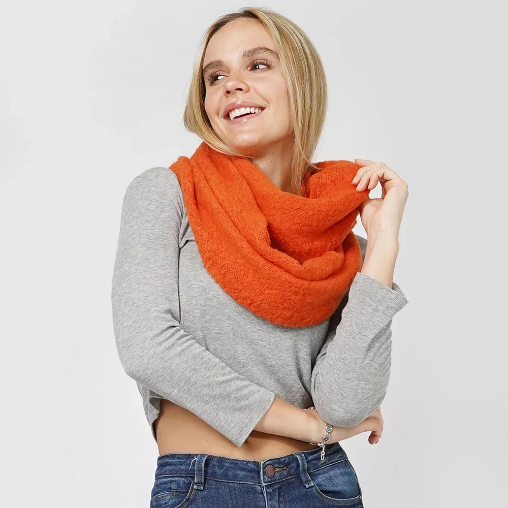 Soft Knit Infinity Scarf by TRUEDAMES