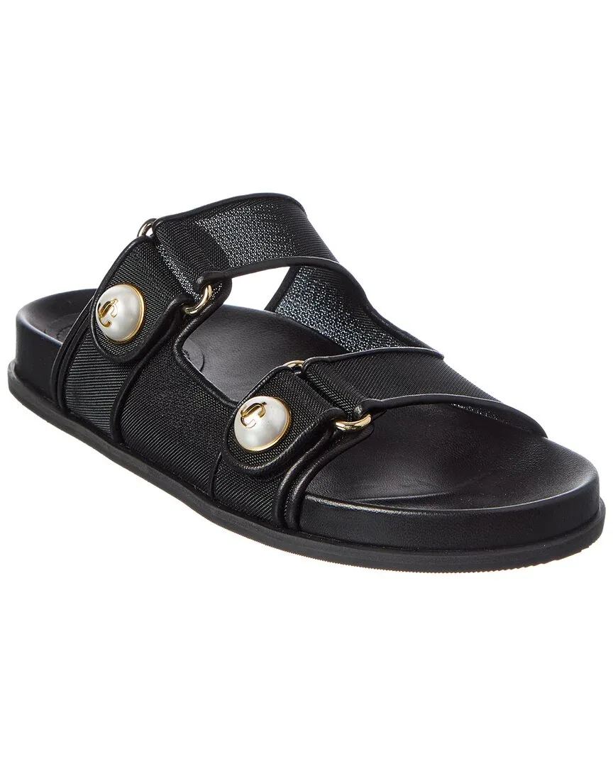 Fayence Leather & Mesh Sandal