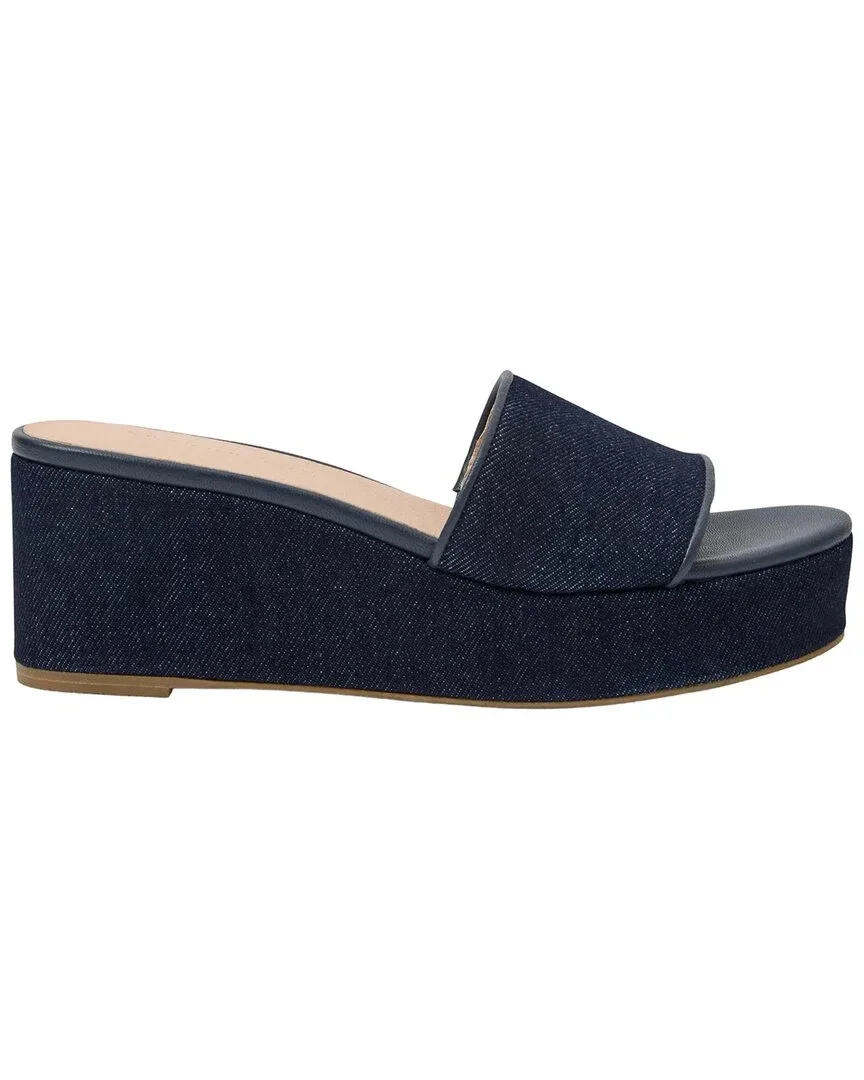 Bay Mid-Wedge Denim Sandal by Jack Rogers