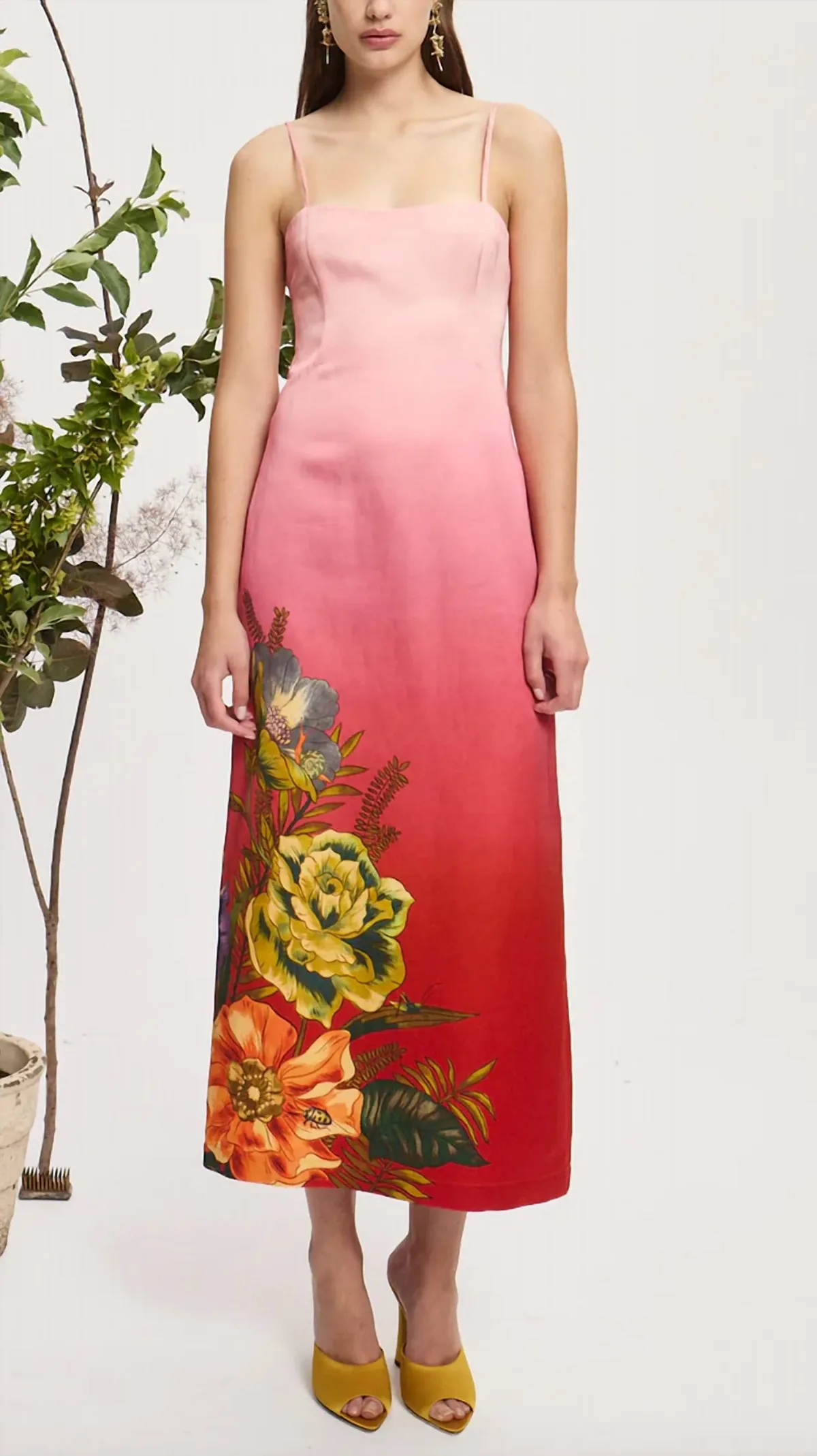 Inez Midi Dress by ALEMAIS