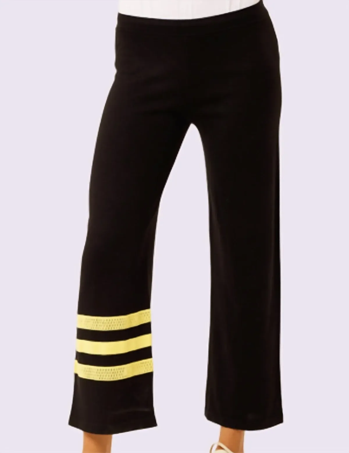 Crochet Stripe Pant by Angel Apparel