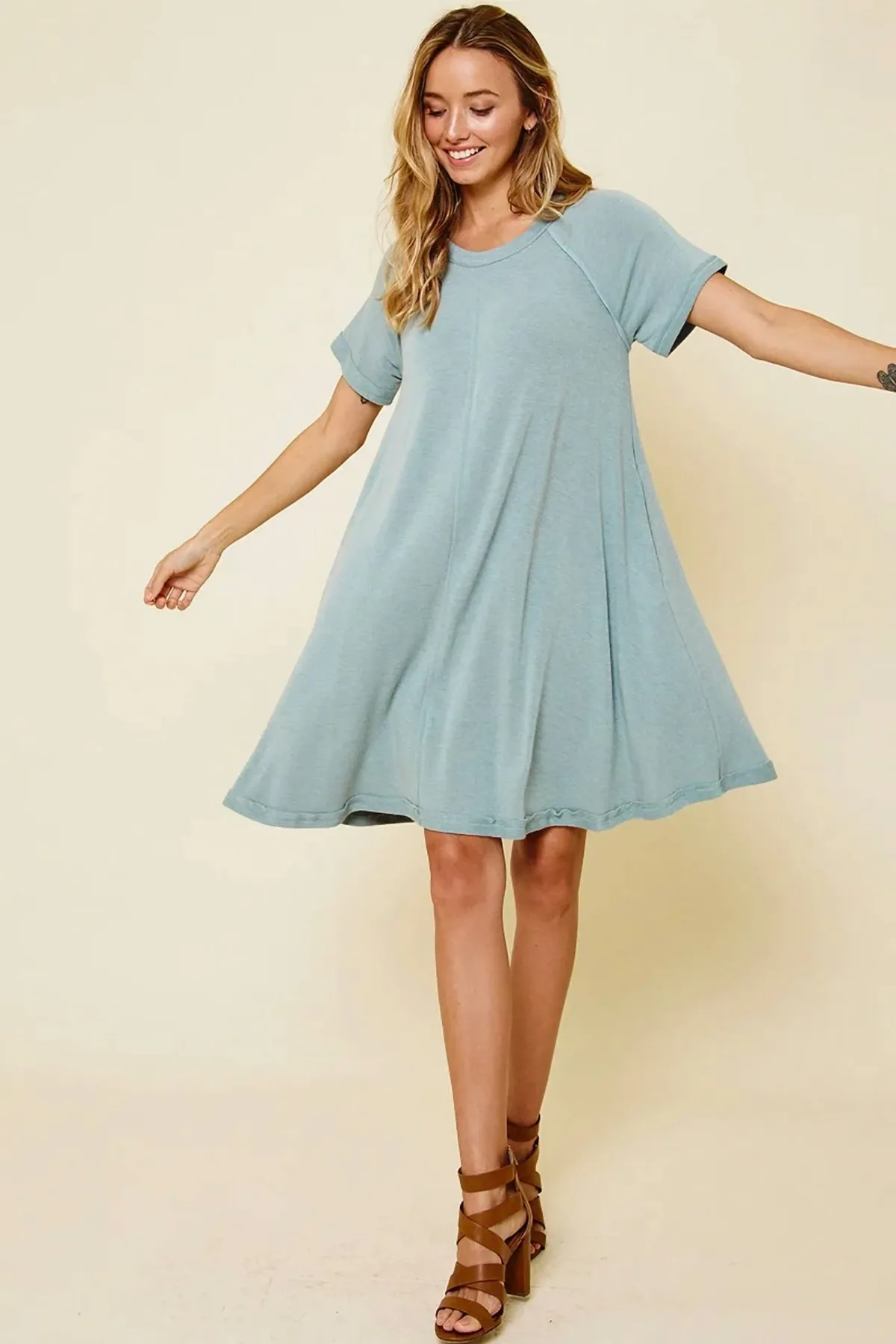 Seaside Cozy Tee Dress by Ces Femme