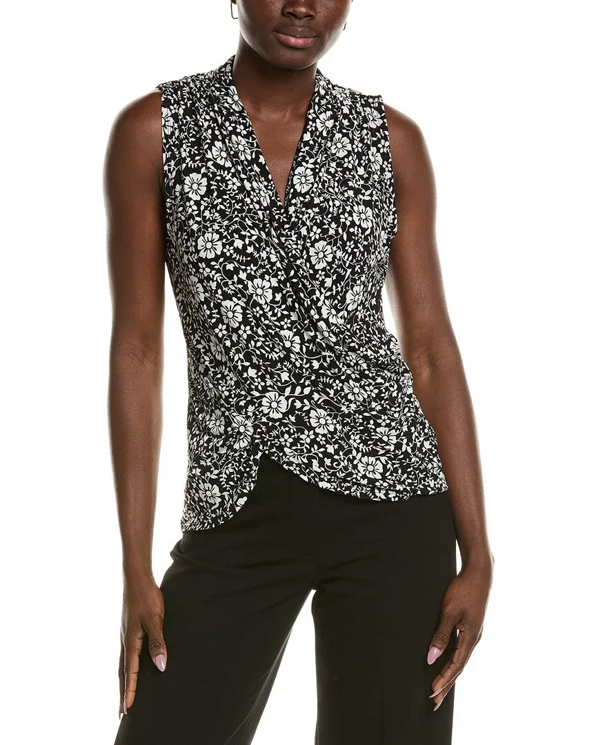 Front Cross Over Wrap Tank Top