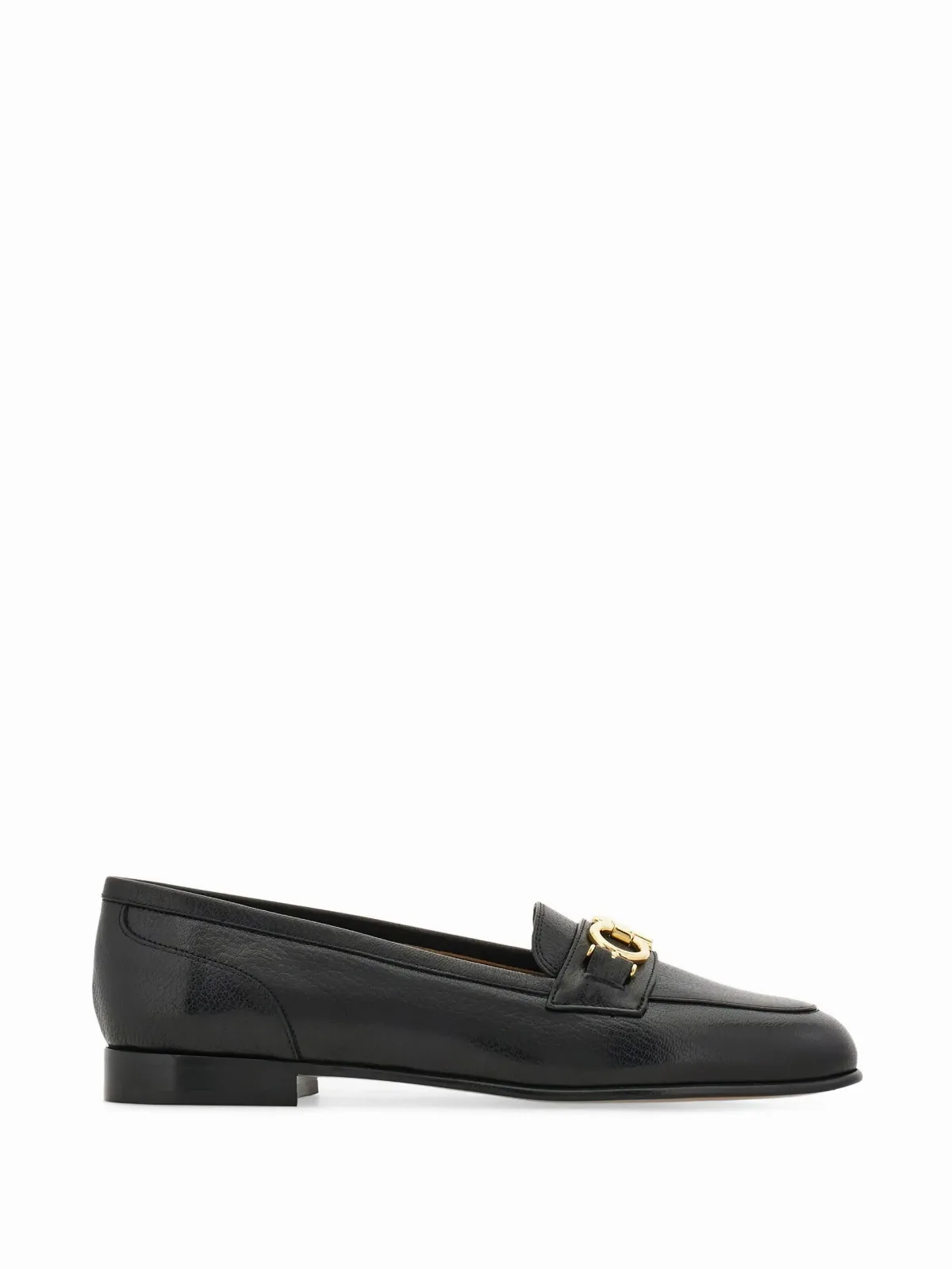 Goat Skin Leather Gold Bit Loafers by Salvatore Ferragamo