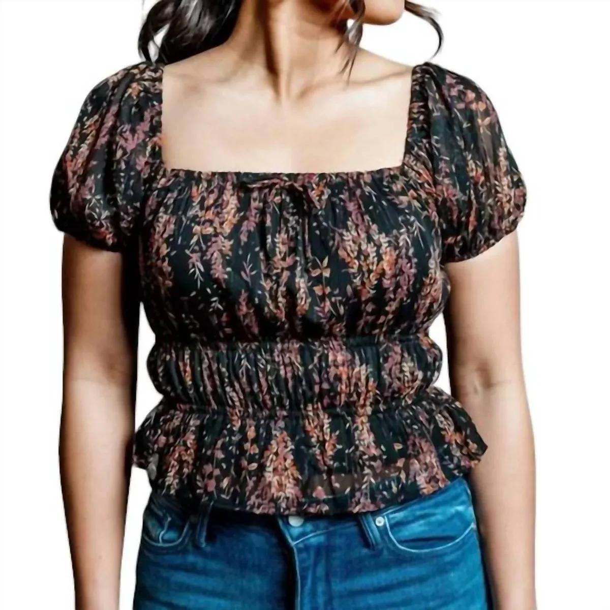 Brandi Floral Top by By Together