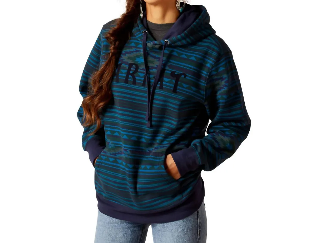 Hood Sweatshirt in Dark River by ARIAT