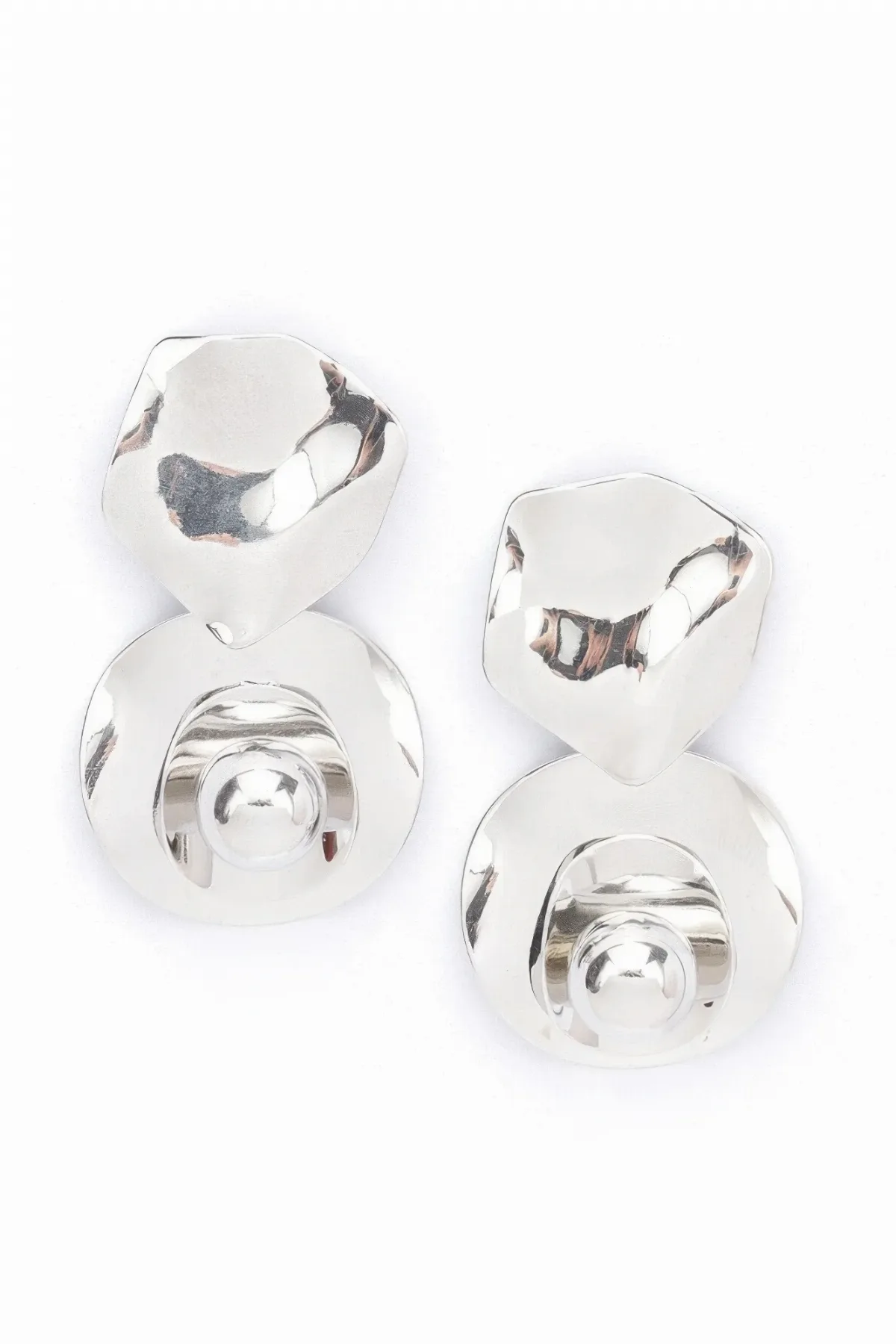 Fashion Plated Metal Earrings