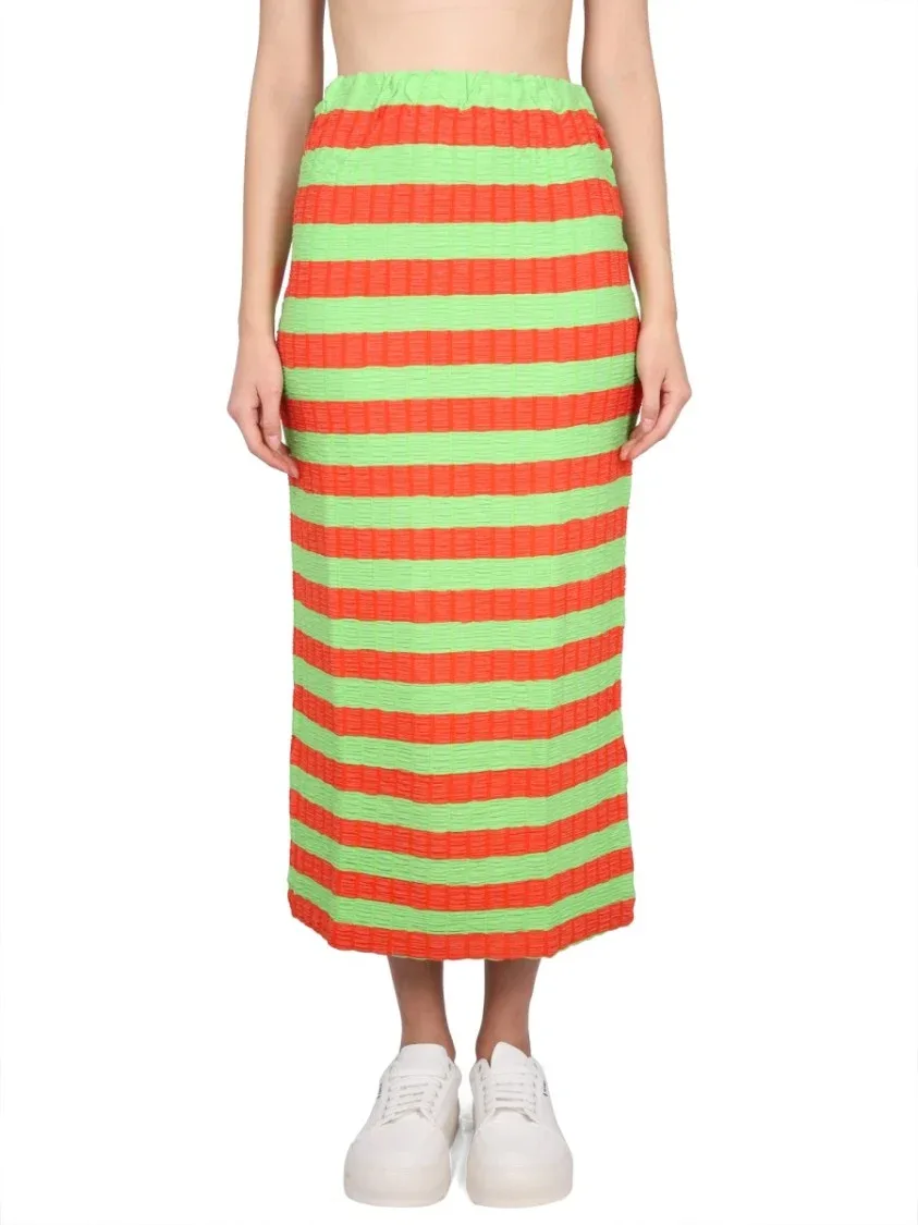 Striped Maxi Skirt by Sunnei