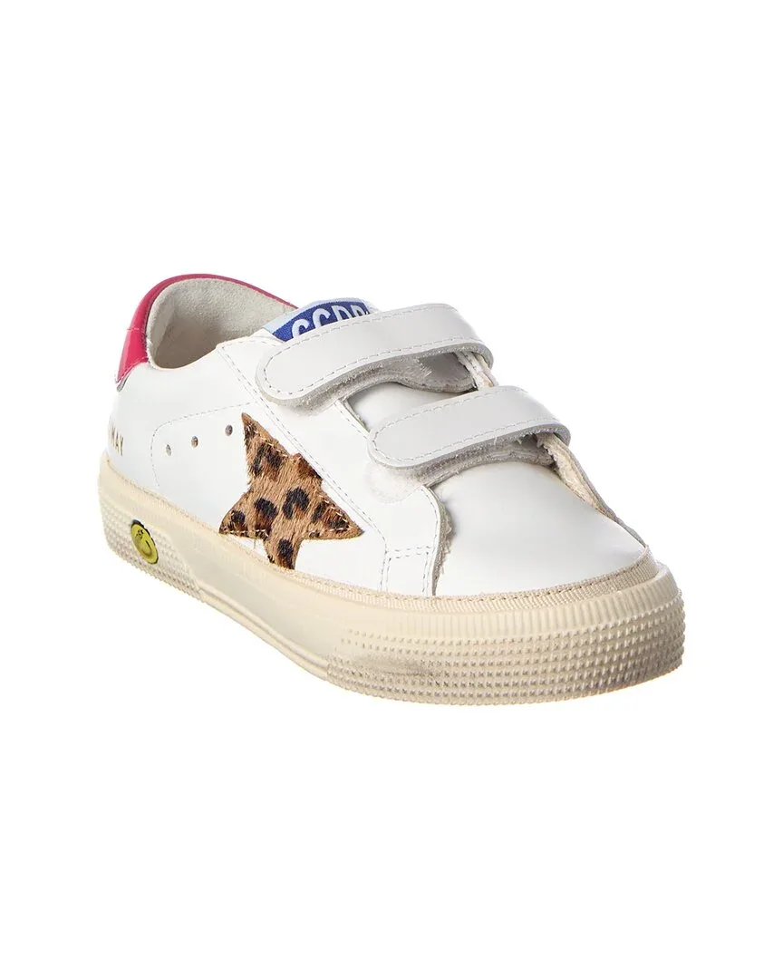 May School Leather Sneaker by Golden Goose