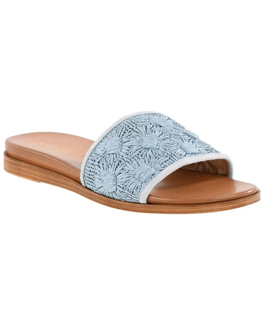Dakota Raffia & Leather Slide by Seychelles
