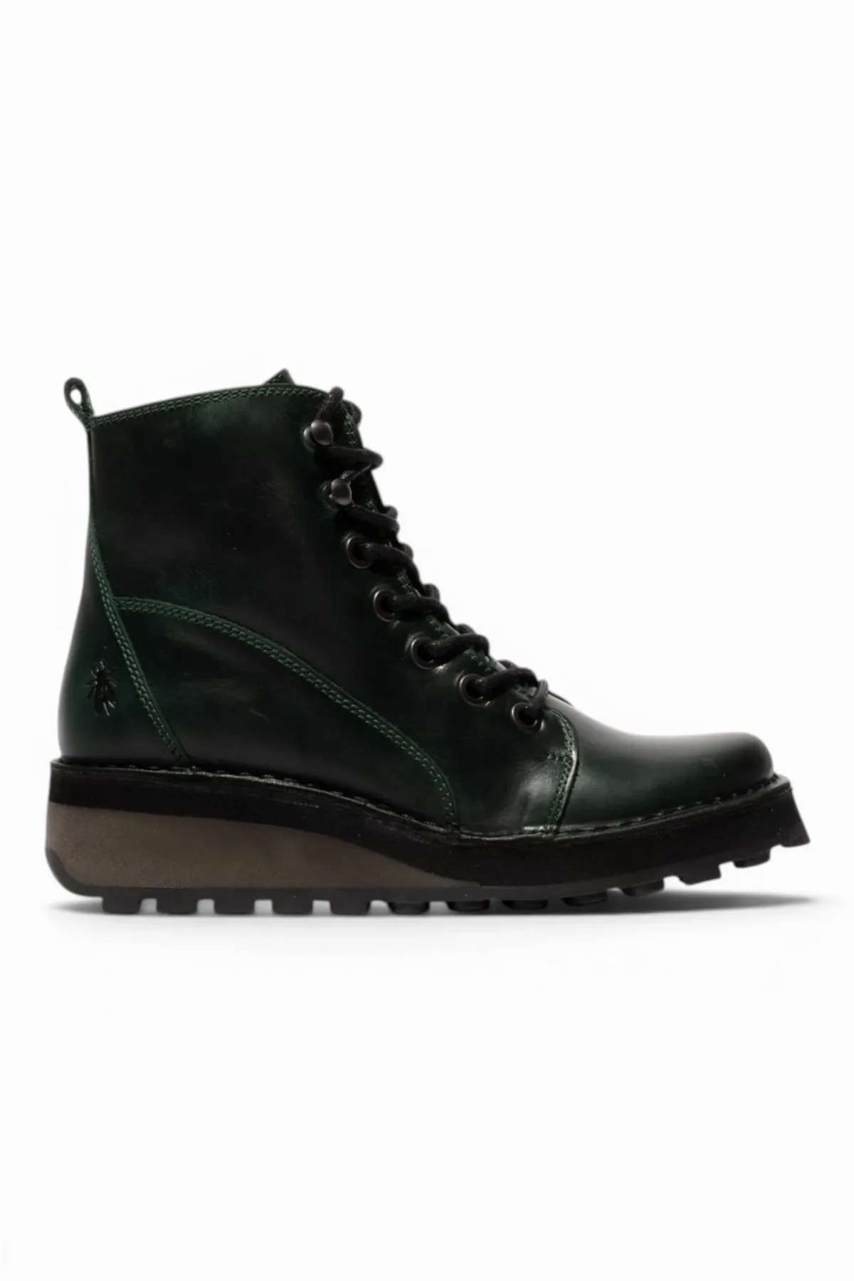 Leather Lace-Up Ankle Boots by FLY London