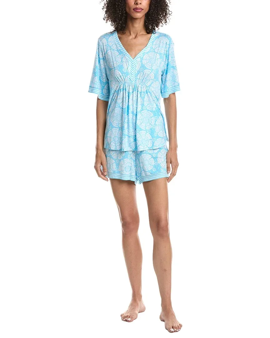 2pc Pajama Top & Short Set by Ellen Tracy