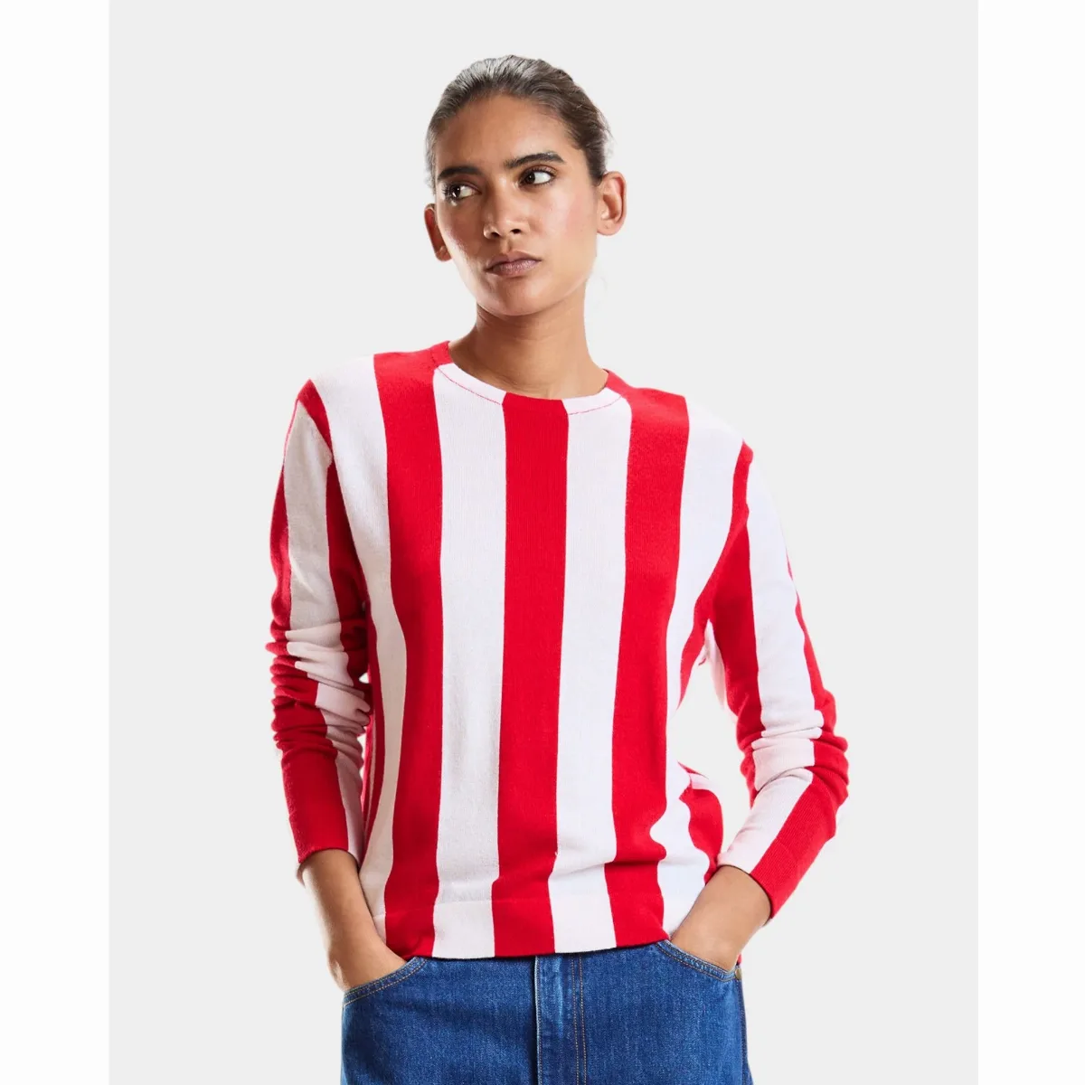 Sideline Striped Sweater by Cynthia Rowley