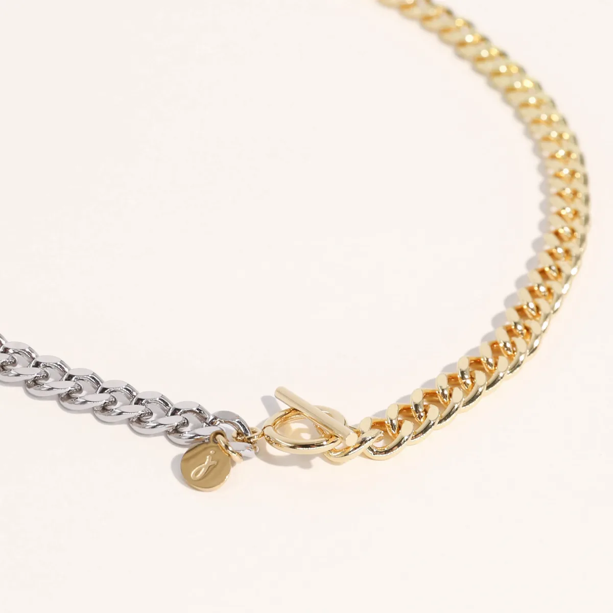 Sake Mixed Metal Necklace by Joey Baby