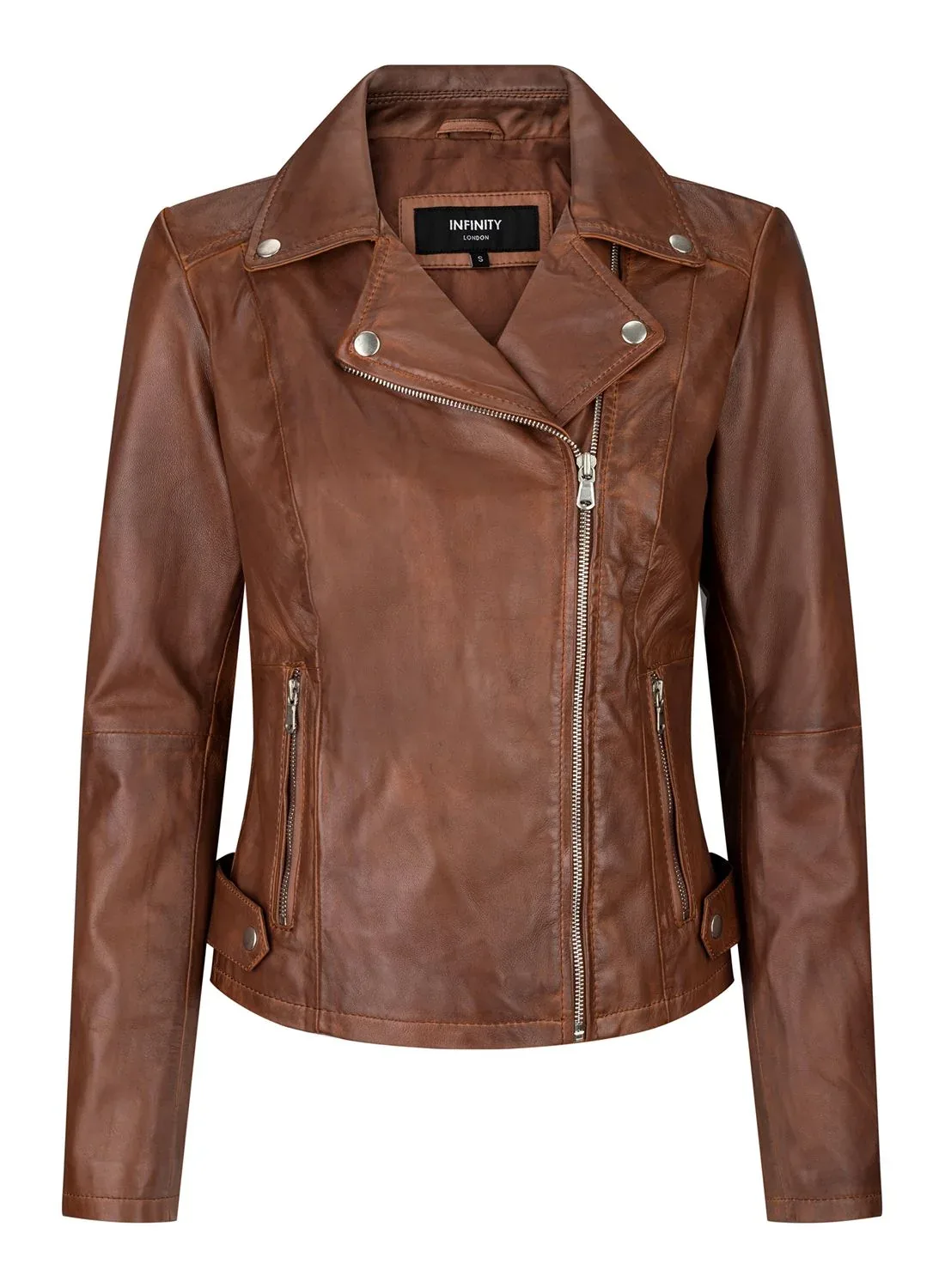 Timber Biker Leather Jacket by TruClothing