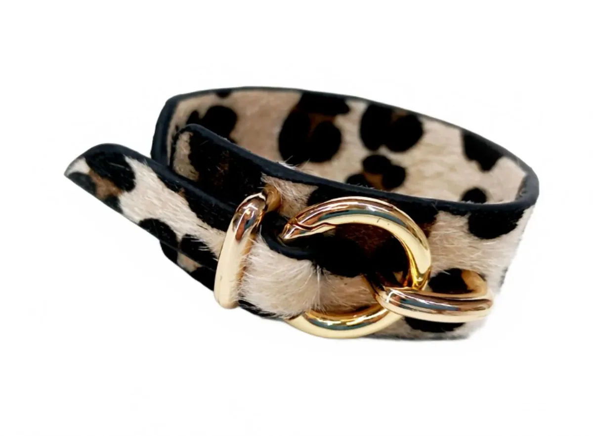 Wild Thing Leopard Bracelet in Gold by Jacqueline Kent