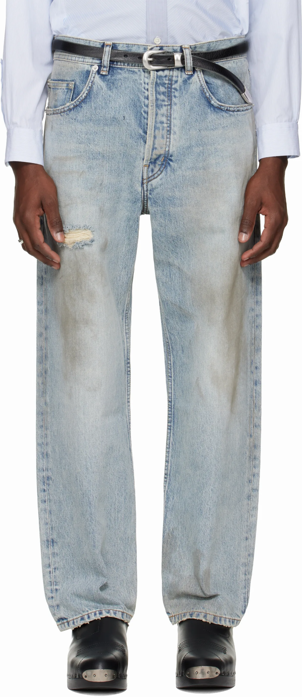 Blue Baggy Jeans