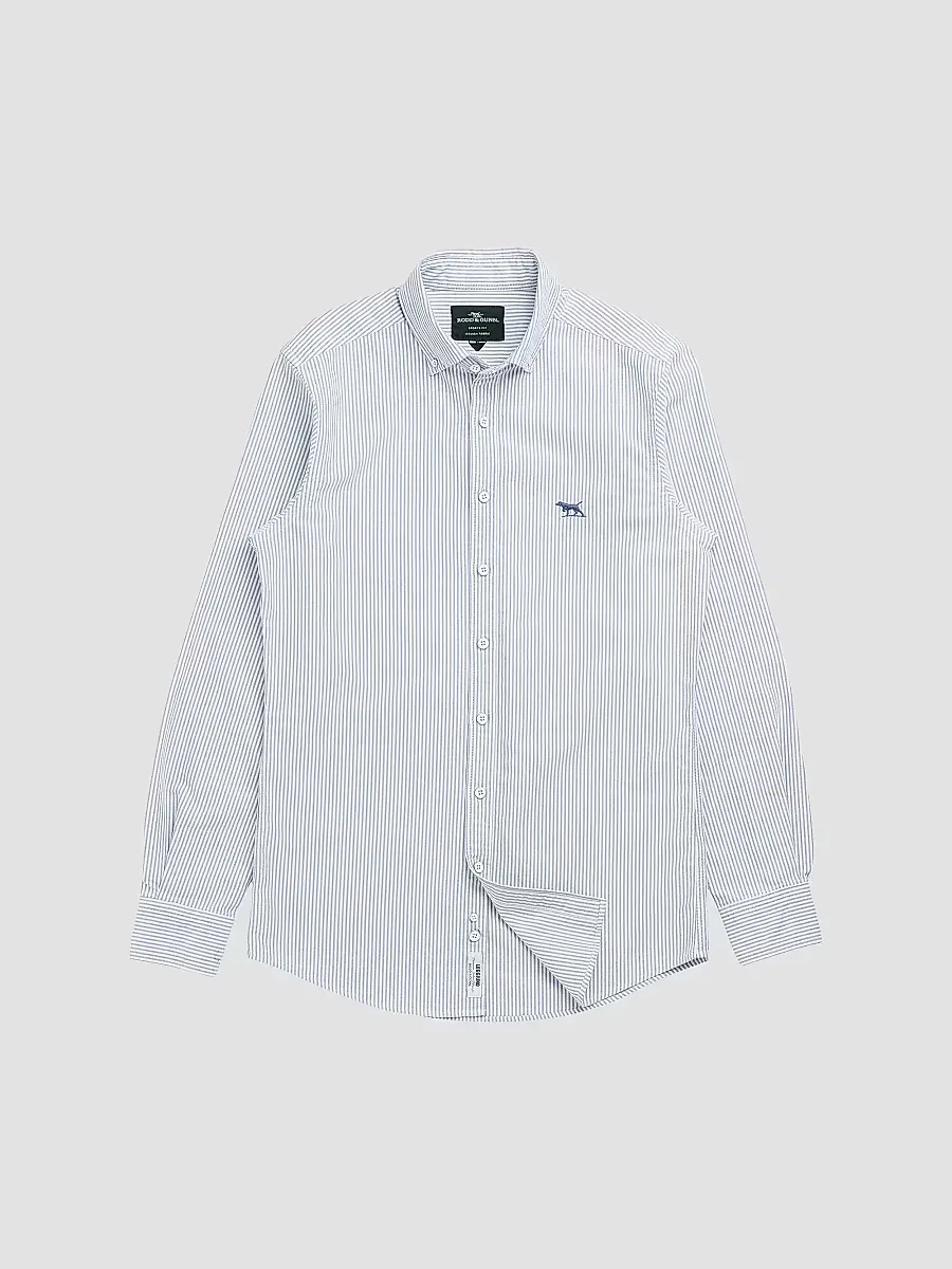 Gunn Striped Cotton Slim-Fit Oxford Shirt by Rodd & Gunn