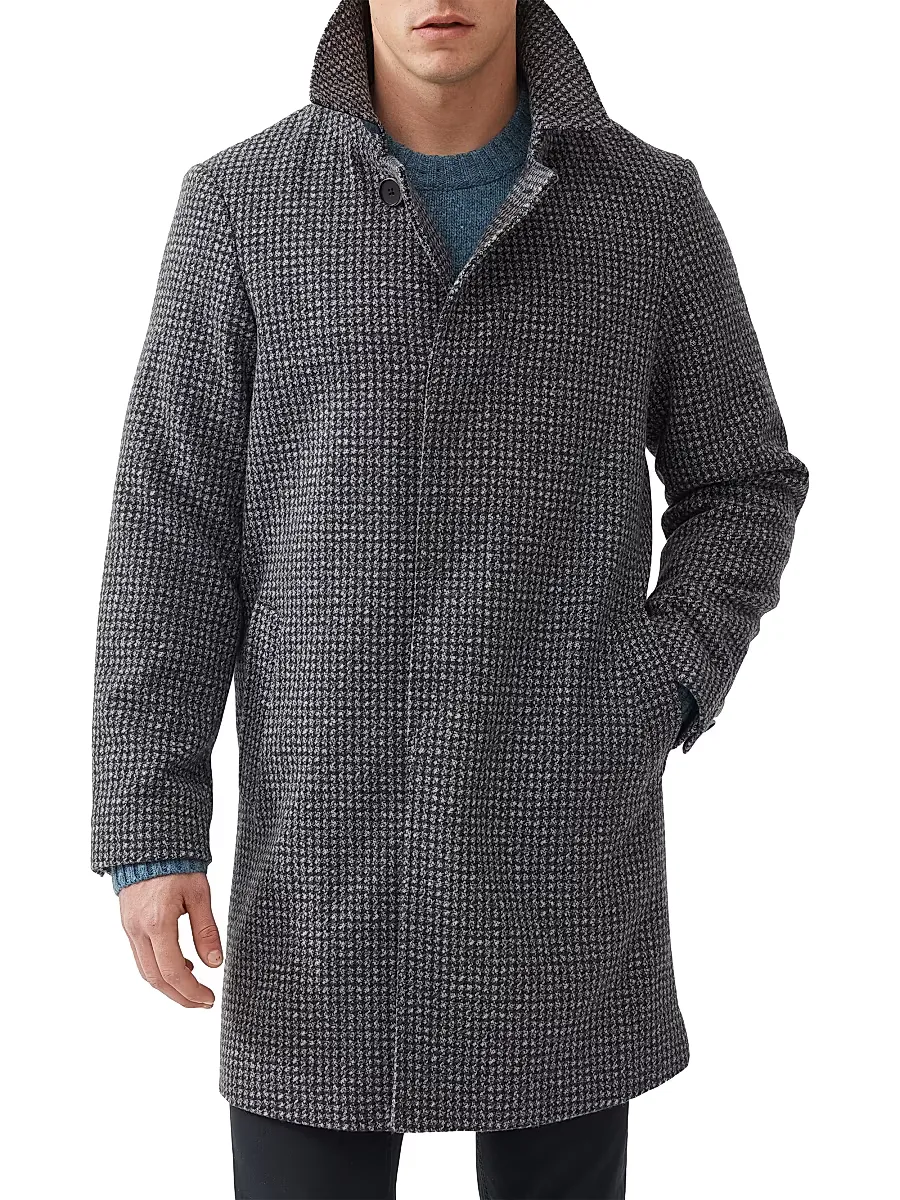 Hundalee Tweed Houndstooth Coat by Rodd & Gunn