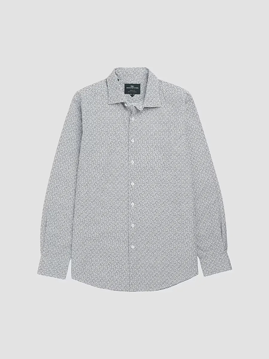 Rowallan Woven Button-Up Shirt by Rodd & Gunn