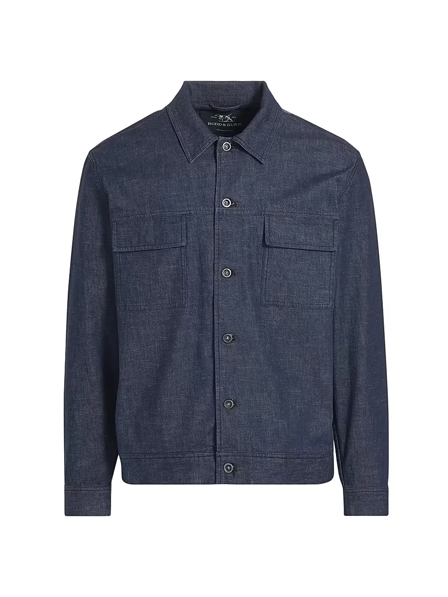 Little Valley Chambray Trucker Jacket by Rodd & Gunn