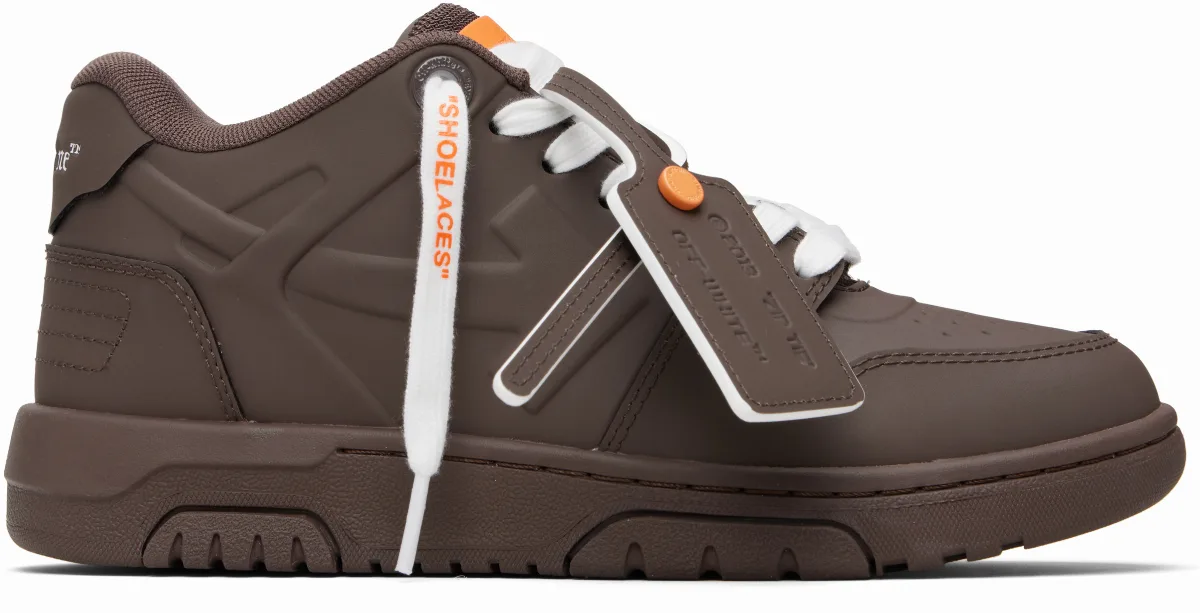 Brown'Out Of Office' Molded Sneakers