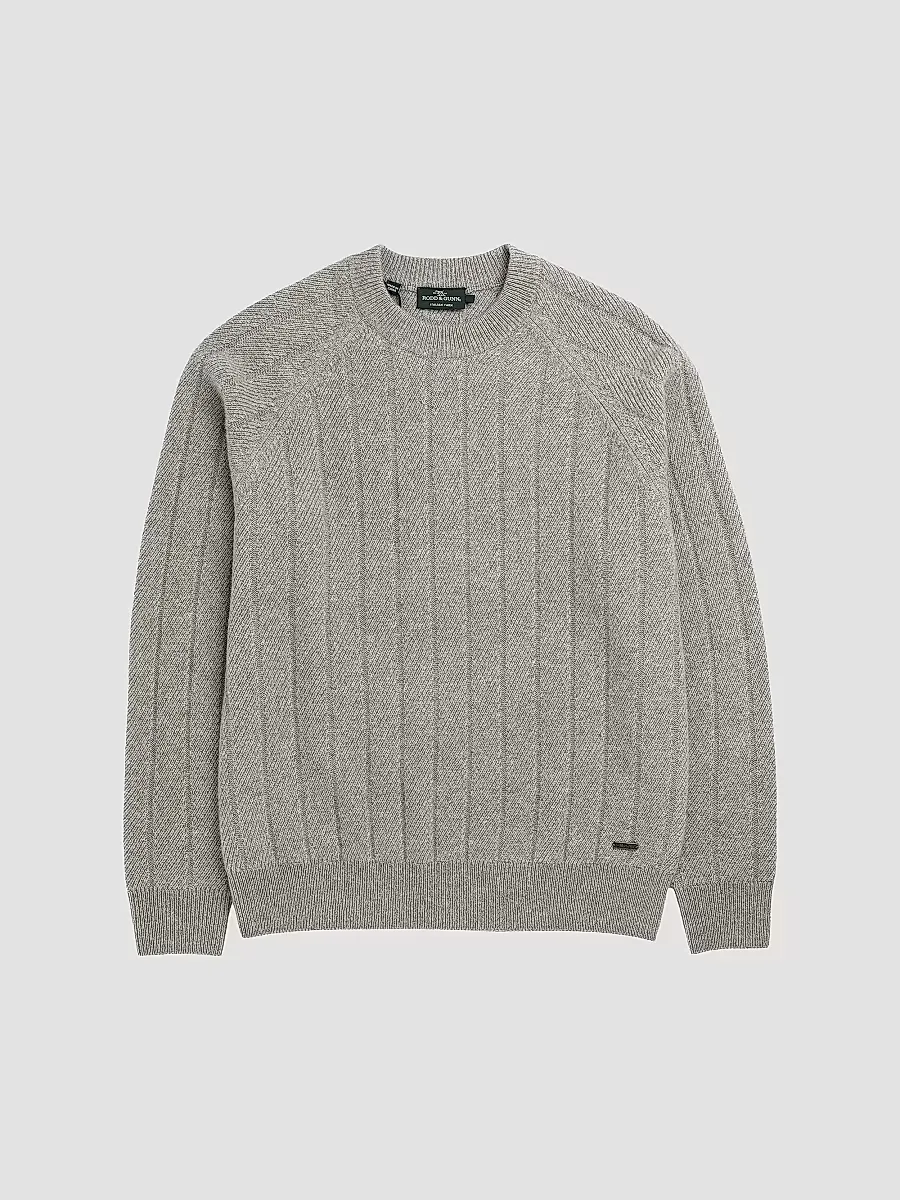 Arrow River Wool Crewneck Sweater by Rodd & Gunn
