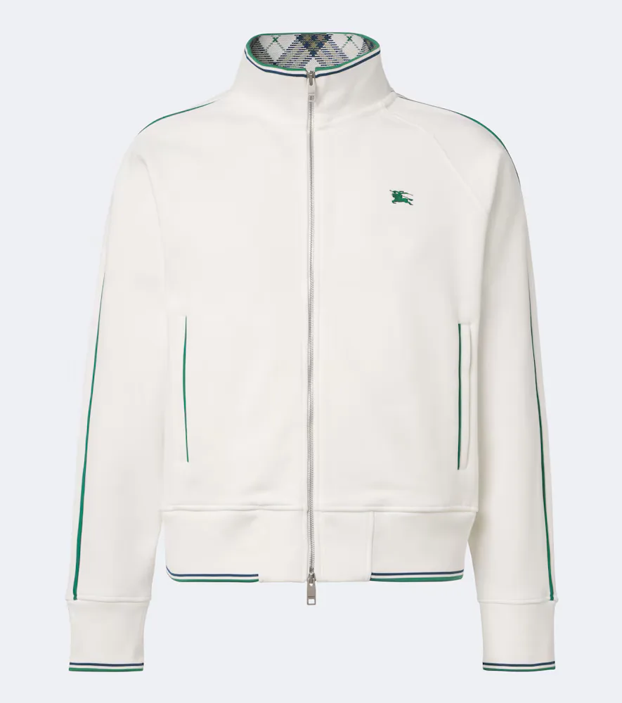 EKD Jersey Zip-Up Sweatshirt by Burberry