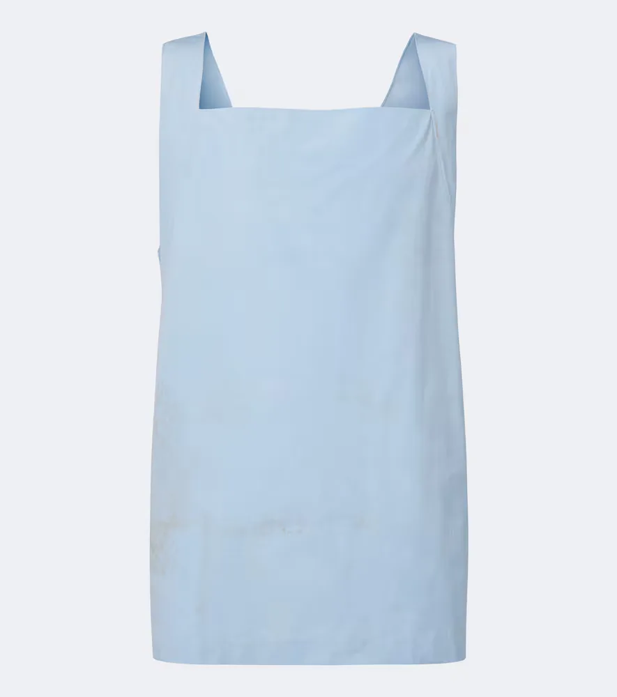 Printed Cotton Top by Prada