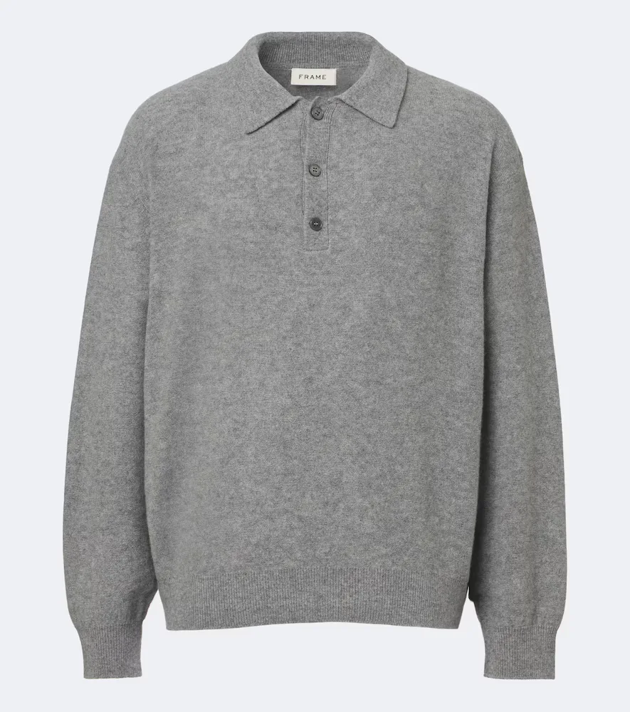 Wool Polo Sweater by Frame