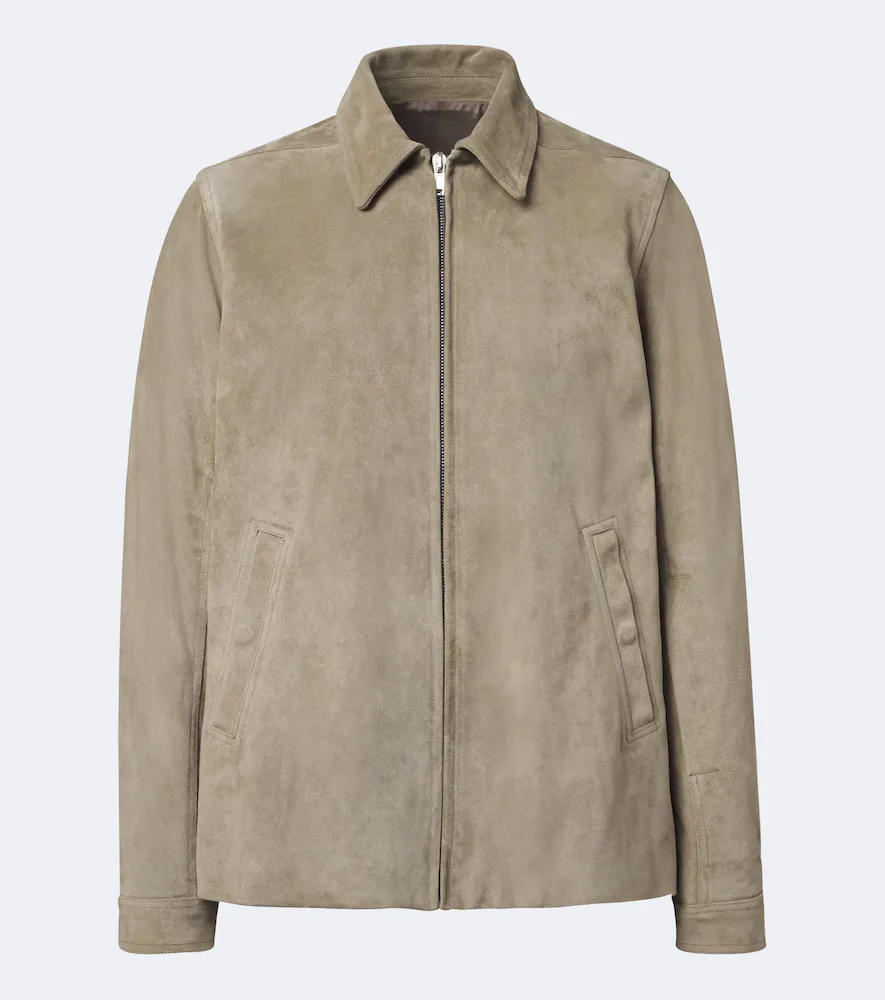 Brad Suede Jacket by Rick Owens