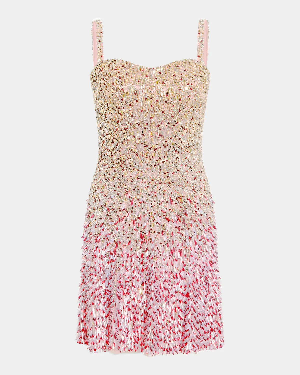 Nima Sleeveless Embellished Mini Cocktail Dress by Jenny Packham