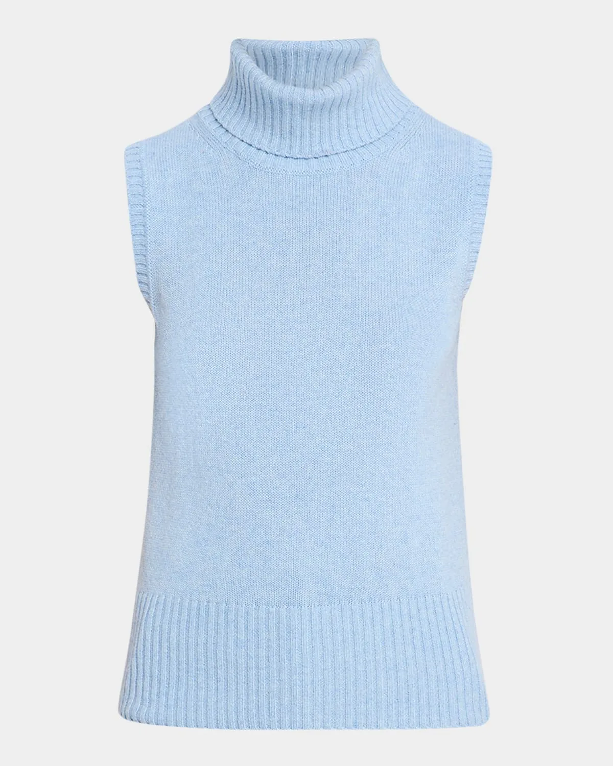 Mazzy Brushed Cashmere Sleeveless Sweater by Veronica Beard