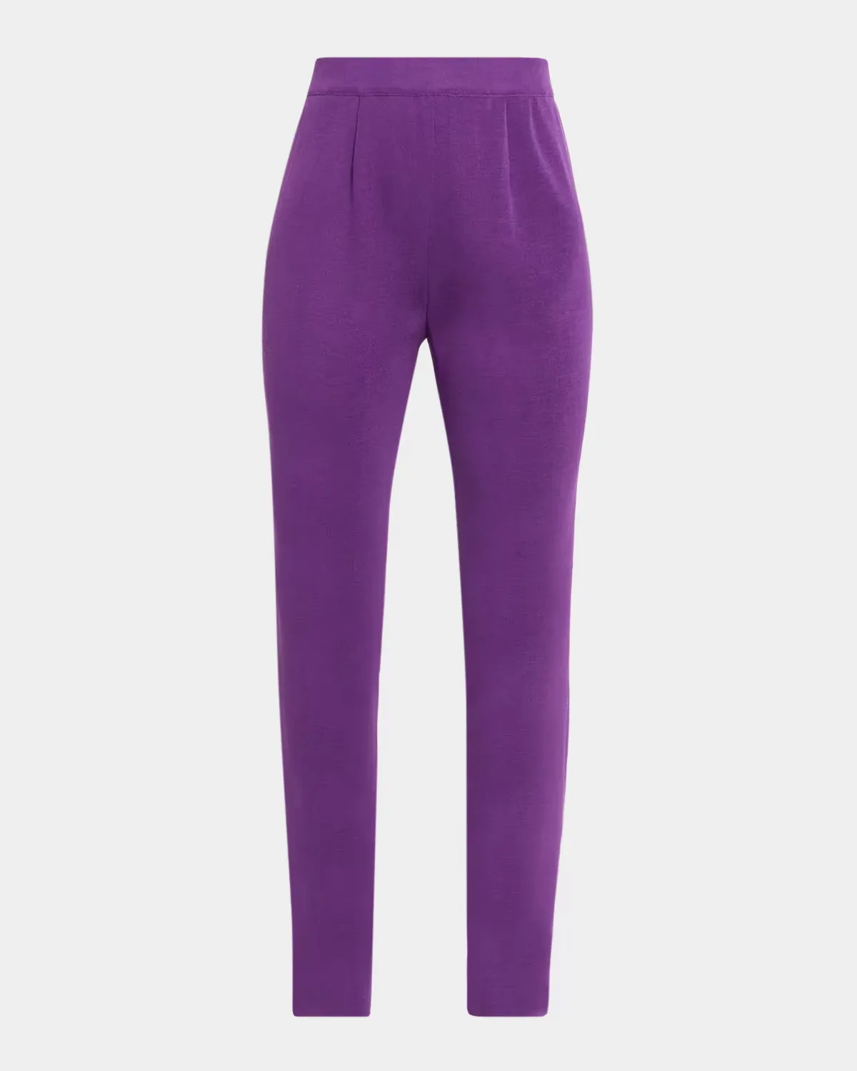Nancy Mylana Knit Slim-Leg Pants
