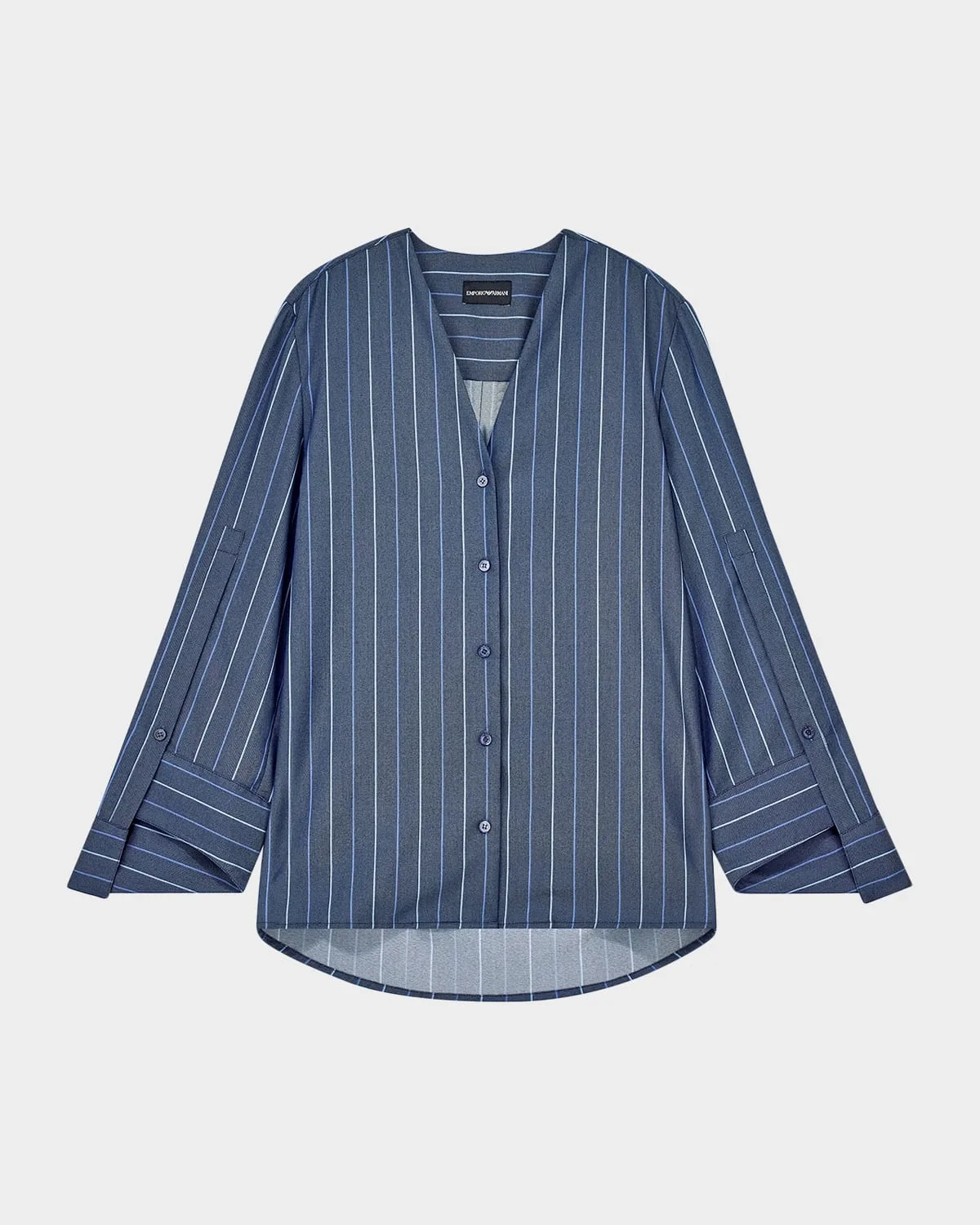 Slit-Sleeve Shirt by Emporio Armani
