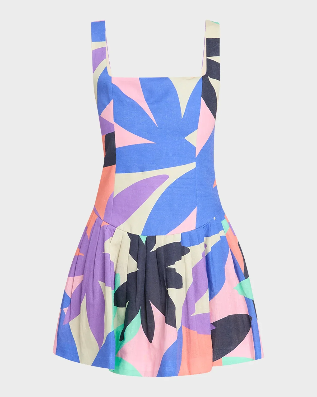 Everleigh Kaleidoscope Linen-Cotton Mini Dress by Ramy Brook
