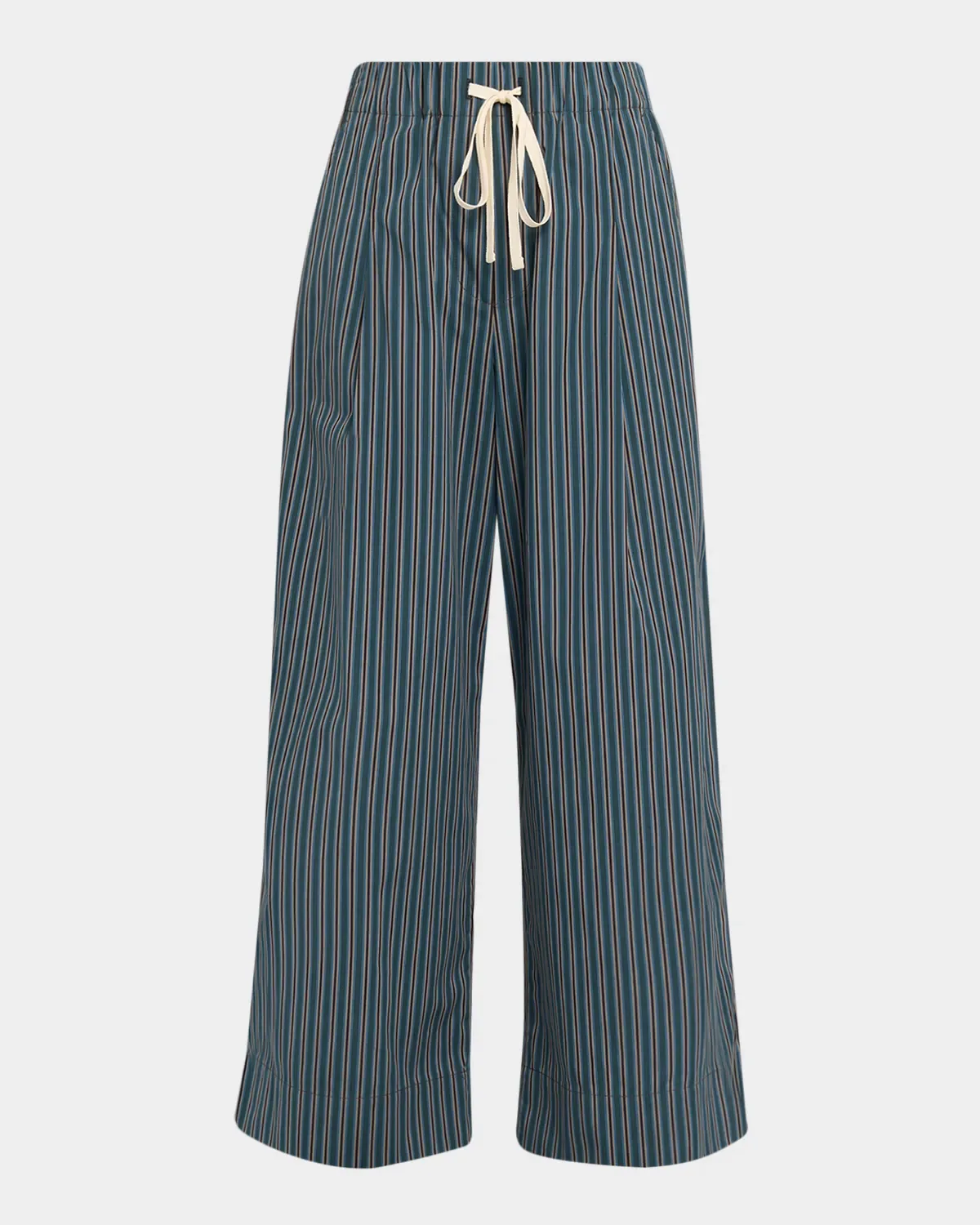 James Striped Cotton Drawstring Pants by A.L.C.