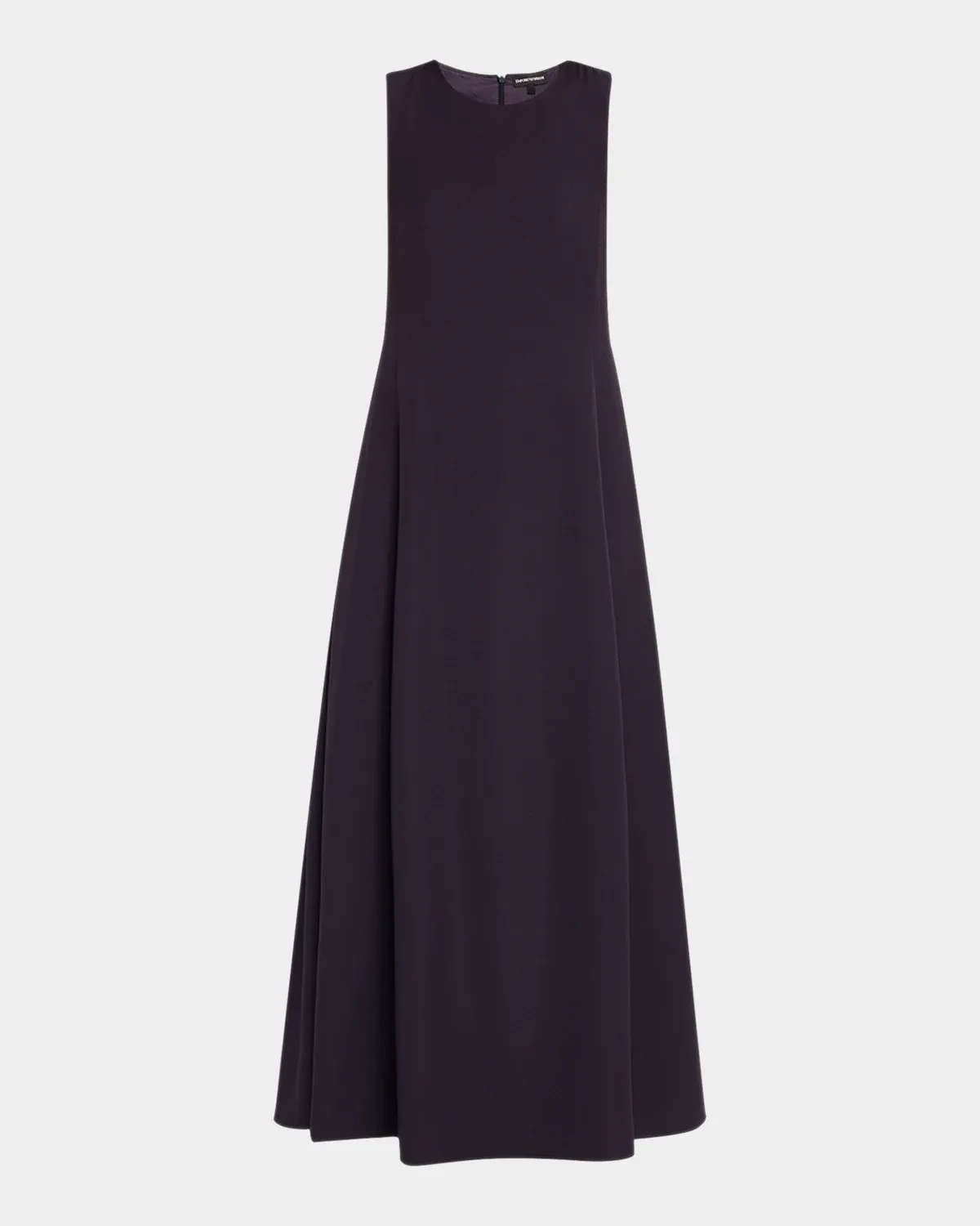 Sleeveless A-Line Cady Maxi Dress