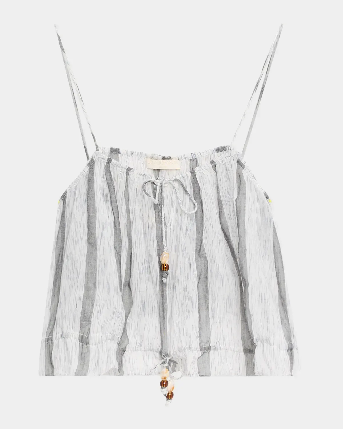 Cara Striped Coverup Top by Ulla Johnson