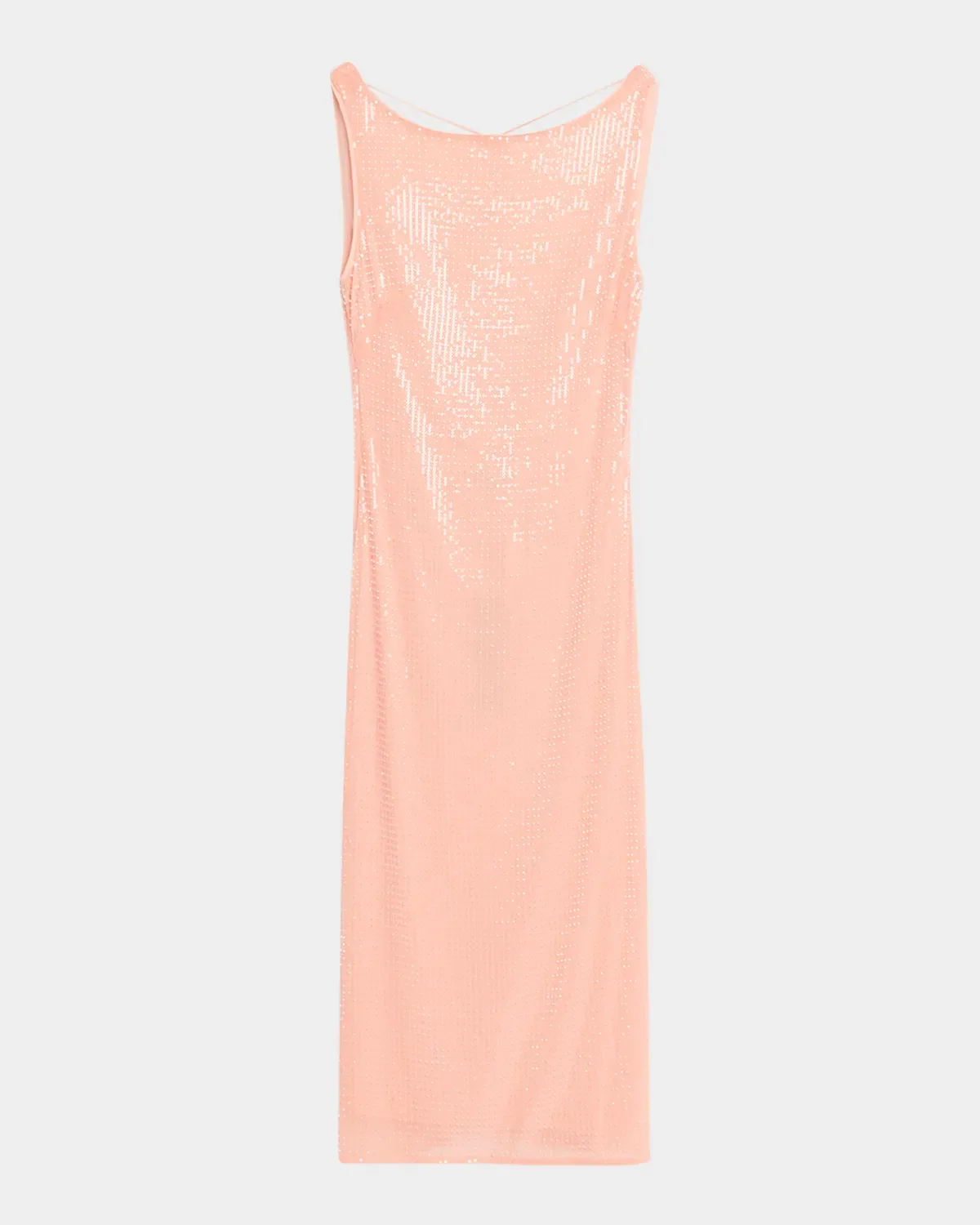 Wendolyn Embellished Cowl-Back Midi Dress by Toccin