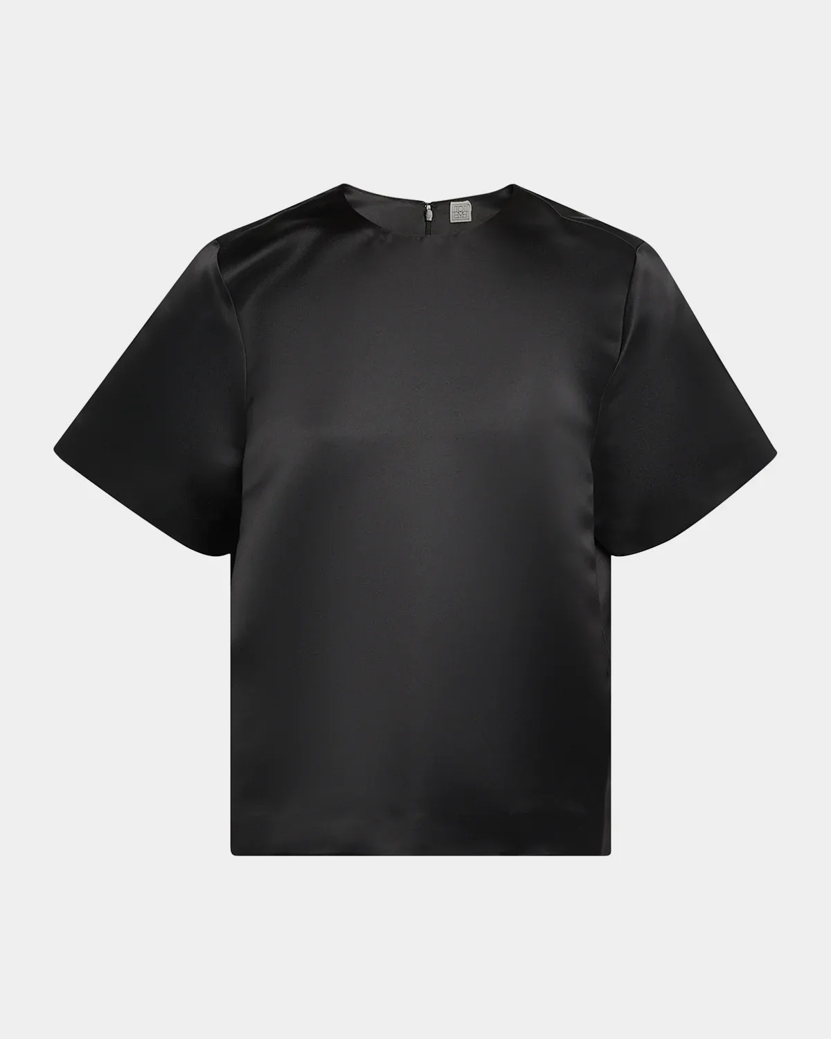 Duchess Satin Short-Sleeve Tee by Toteme