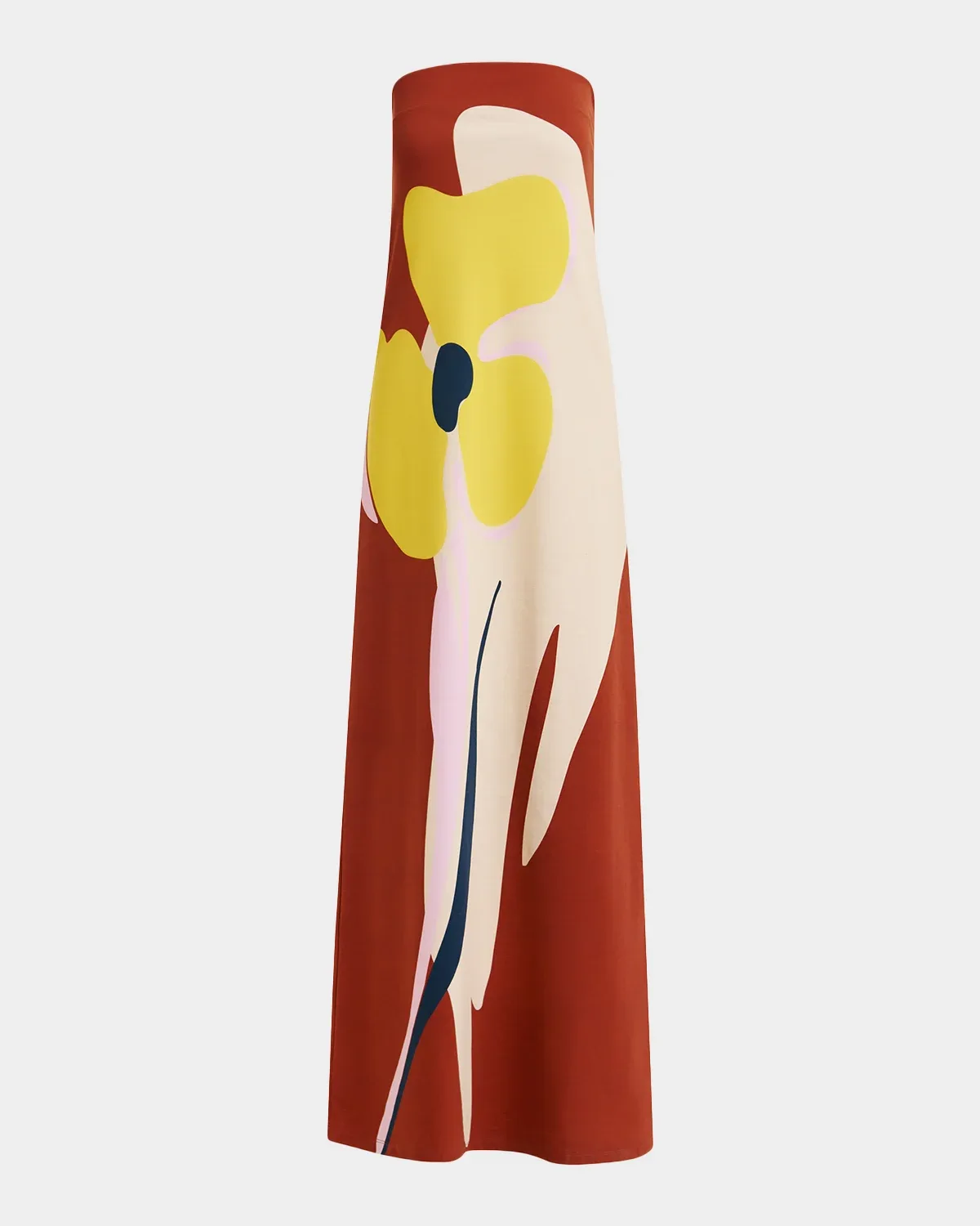 Printed Strapless Maxi Dress by Essentiel Antwerp