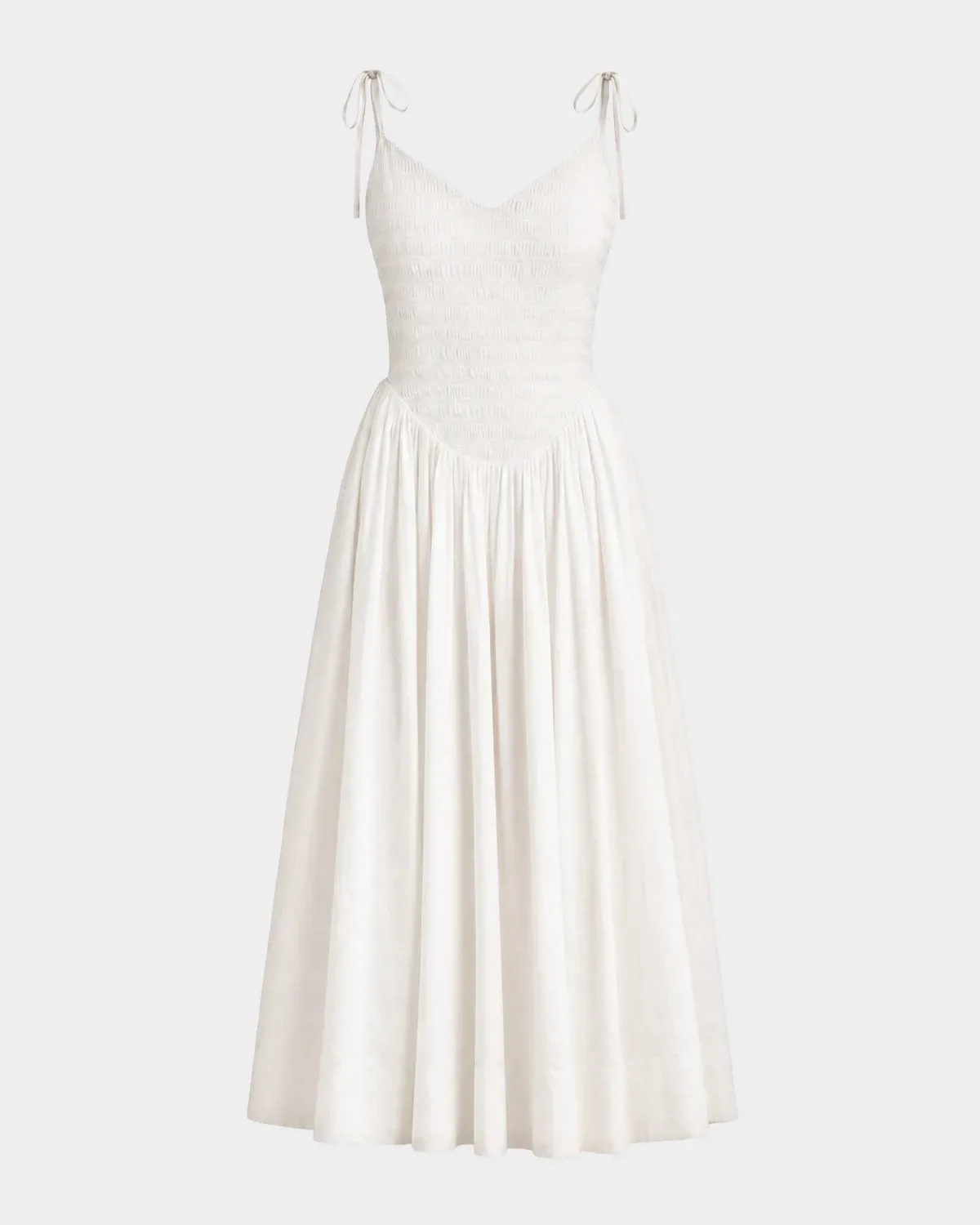Amaya Smocked Midi Dress