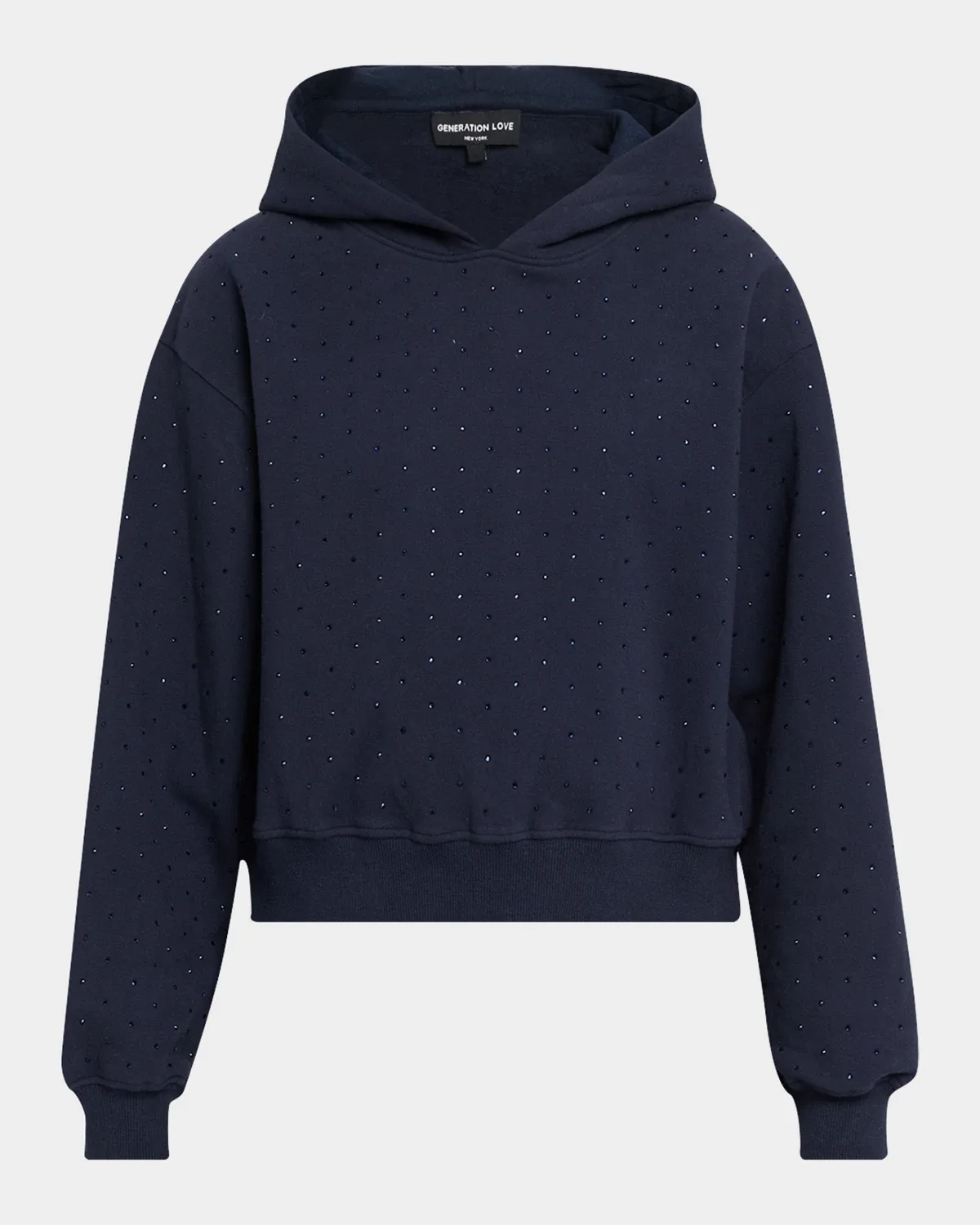 Renae Crystal-Embellished Hoodie by Generation Love