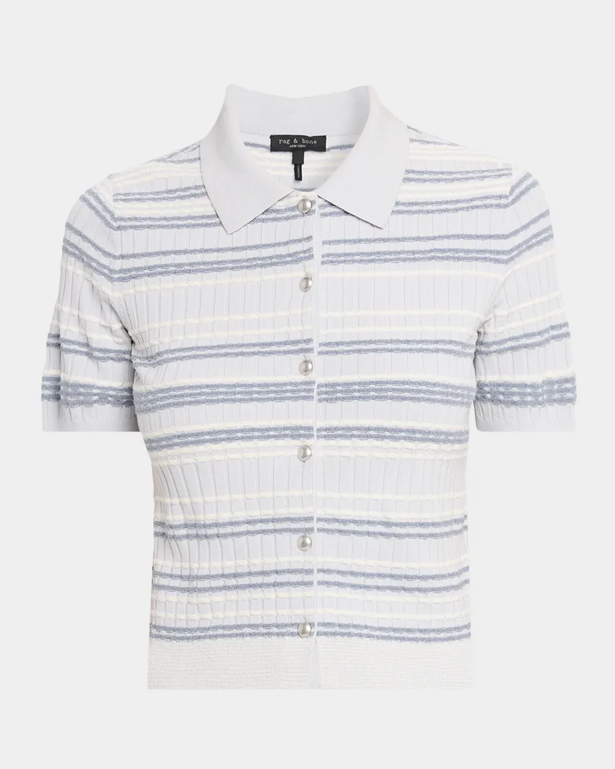 Karina Stripe Short-Sleeve Top by Rag & Bone
